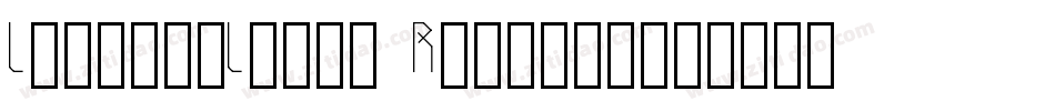 LunatixLight Regular字体转换
